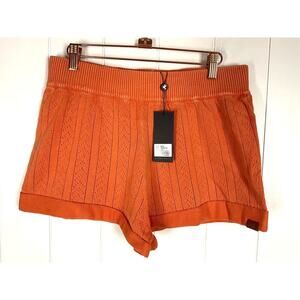 One Teaspoon New Mexico Shorts in Tabacco‎ Knit Elastic Waist NWT Size Large